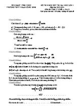 Đề thi khảo sát thi đại học lần 1 Năm học 2013-2014 Môn thi Toán 11 (Khối A và A1)